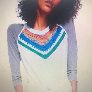 Free People Spring Bound Long Sleeve Top XL